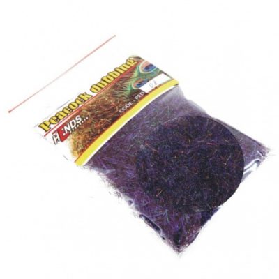 Hends Peacock Dubbing PED06 - Black/Violet with Red/Bronze Effect