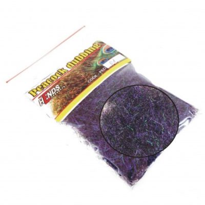 Hends Peacock Dubbing PED08 - Black/Violet with Green/Blue Effect