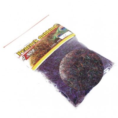 Hends Peacock Dubbing PED10 - Black/Bronze with Red/Violet Effect