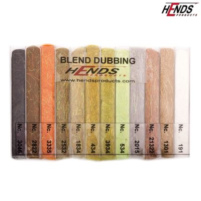 Hends Blend Dubbing Box 12 colors BDB02 - Dark
