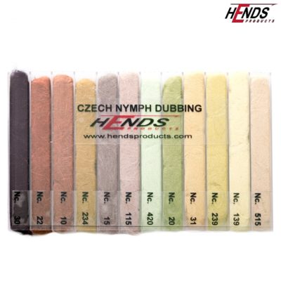 Hends Czech Nymph Dubbing Box 12 colors CZNB02 - Dark