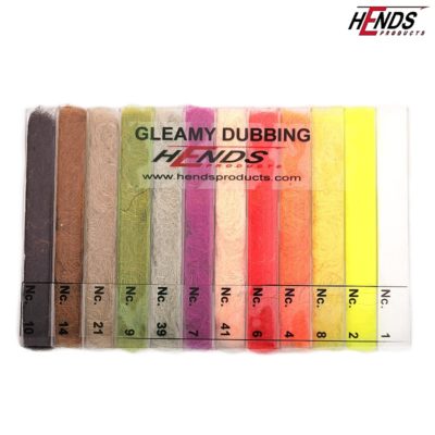Hends Gleamy Dubbing Box 12 colors GDB01
