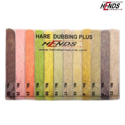 Hends Hare Plus Dubbing Box 12 colors HPDB02 - Light