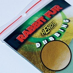 Hends Rabbit Fur Dubbing K03 - Dark Brown/Yellow