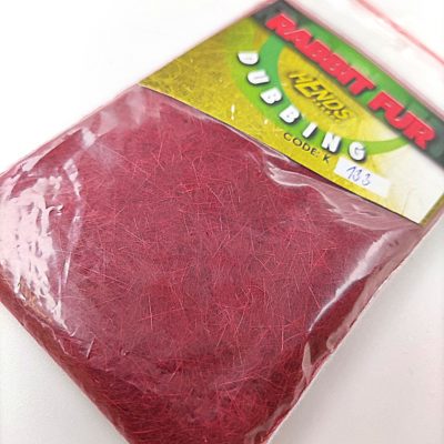 Hends Rabbit Fur Dubbing K133 - Red