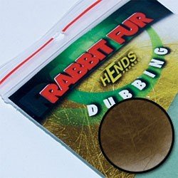 Hends Rabbit Fur Dubbing K25 - Dark Brown/Green