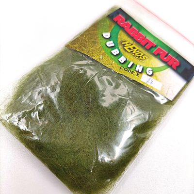 Hends Rabbit Fur Dubbing K27 - Dark Green