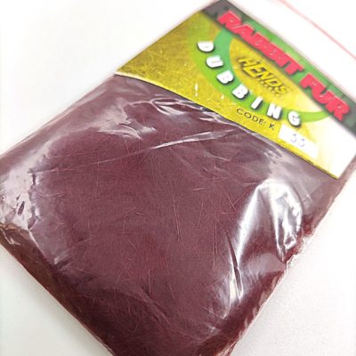 Hends Rabbit Fur Dubbing K33 - Dark Red
