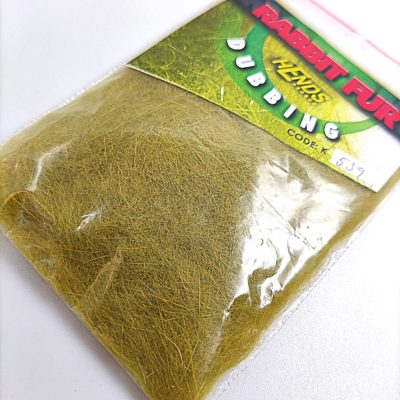 Hends Rabbit Fur Dubbing K539 - Olive