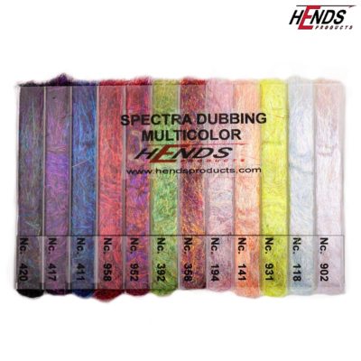Hends Spectra Dubbing Box 12 colors SAB04 - Dark