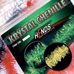 Hends Krystal Chenille CHK05 4mm 1.5m - Light Yellow/Orange