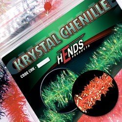 Hends Krystal Chenille CHK08 4mm 1.5m - Fluo Orange