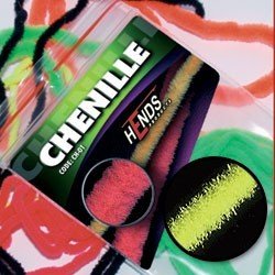 Hends Chenille CHO2202 2mm 1.5m - Fluo Yellow