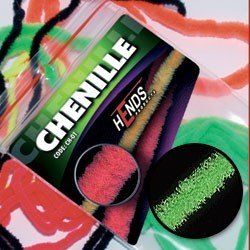 Hends Chenille CHO2207 2mm 1.5m - Fluo Green