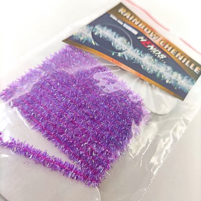 Hends Rainbow Chenille CHR17 4mm 1.5m - Dark Violet