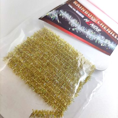 Hends Rainbow Chenille CHR19 4mm 1.5m - Olive