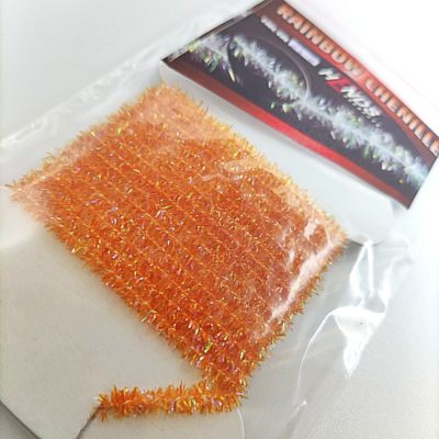 Hends Rainbow Chenille CHR23 10mm 1m - Brown/Orange