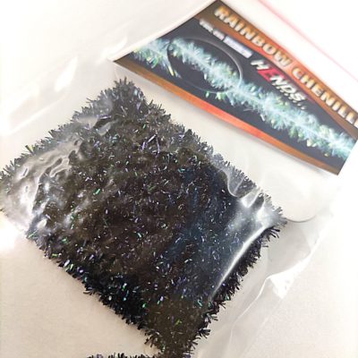 Hends Rainbow Chenille CHR30 4mm 1.5m - Black
