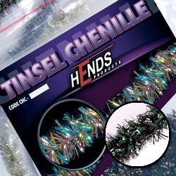 Hends Tinsel Chenille CHT19 4mm 1.5m - Multicolor Red