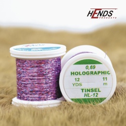 Hends Holographic Tinsel HL12 0,69mm - Light Violet