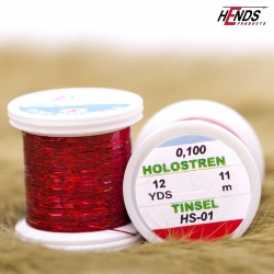 Hends Holostrength Tinsel HS01 0,1mm 11m - Red