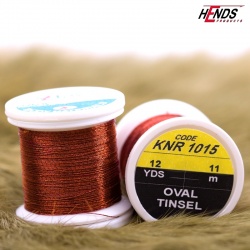 Hends Oval Tinsel KNR1015 11m - Copper