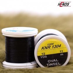 Hends Oval Tinsel KNR1304 11m - Black