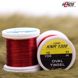Hends Oval Tinsel KNR1308 11m - Red