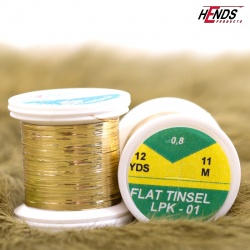 Hends Flat Tinsel LPK01 0,8mm - Light Gold
