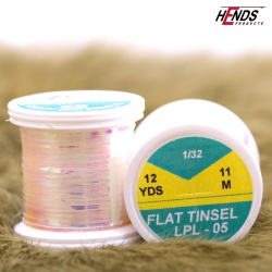 Hends Flat Tinsel LPL05 1/32 - Pearl White with Green Effect
