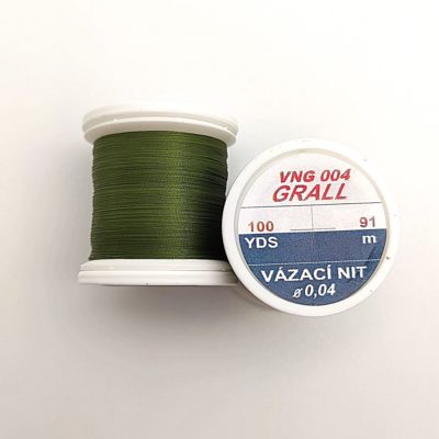 Hends Grall Thread VNG204 0,08mm 91m - Dark Green