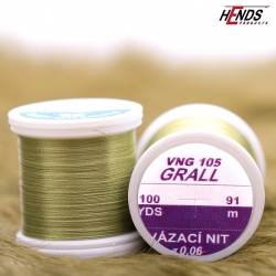 Hends Grall Thread VNG305 0,10mm 91m - Green/Grey