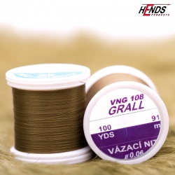Hends Grall Thread VNG308 0,10mm 91m - Dark Beige