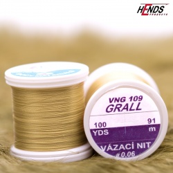 Hends Grall Thread VNG109 0,06mm 91m - Gold Yellow