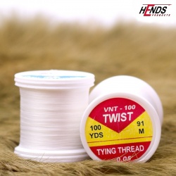 Hends Twist Thread VNT100 0,05mm 91m - White