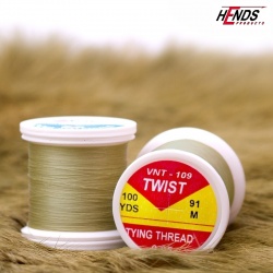 Hends Twist Thread VNT109 0,05mm 91m - Light Yellow/Brown