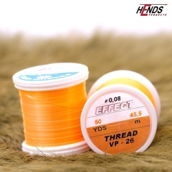Hends Effect Thread VP26 0,08mm 45,5m - Light Fluo Orange