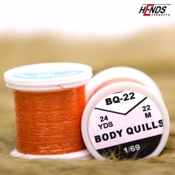 Hends Body Quills BQ22 22m - Dark Red/Brown