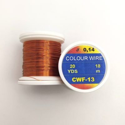 Hends Colour Wire 0,14mm 18m CWF13 - Orange Copper