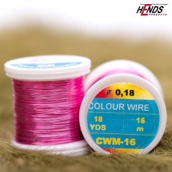 Hends Colour Wire 0,09mm 21,6m CWS16 - Pink