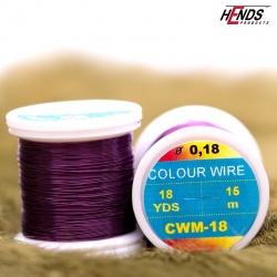 Hends Colour Wire 0,18mm 15m CWM04 - Red/Brown
