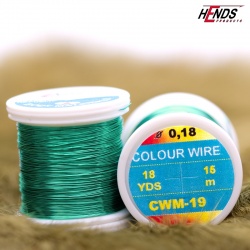 Hends Pearl Round Ribbing PRR134 10m - Green