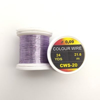 Hends Colour Wire 0,09mm 21,6m CWS20 - Light Blue/Violet
