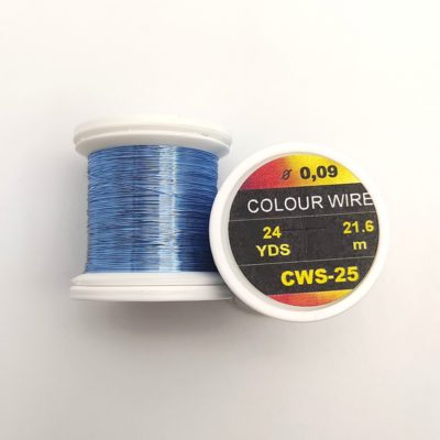 Hends Colour Wire 0,09mm 21,6m CWS25 - Light Blue
