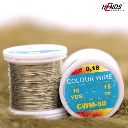 Hends Colour Wire 0,09mm 21,6m CWS80 - Dark Silver