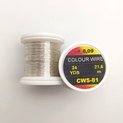 Hends Colour Wire 0,09mm 21,6m CWS81 - Light Silver