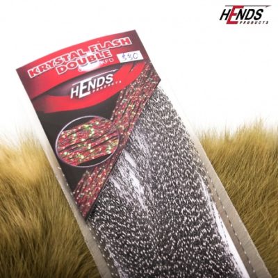 Hends Krystal Flash Double Hair KFD330 - Silver/Black