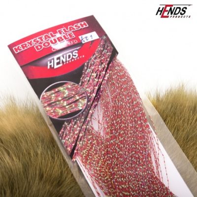 Hends Krystal Flash Double Hair KFD801 - Red/Pearl