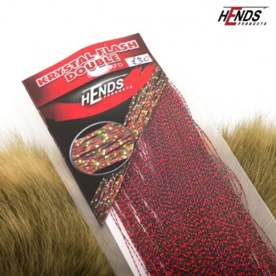 Hends Krystal Flash Double Hair KFD830 - Red/Black