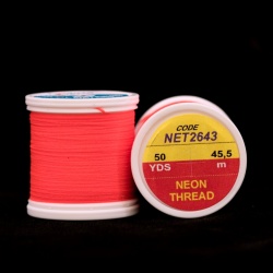Hends UV Neon Thread NET2643 45,5m - Fluo Red